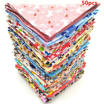 30/50 Pcs Dog Bandana Pet Saliva Towel Bibs Pet Scarf Cotton Adjustable Pet Puppy Kerchief Dog Accessories Pet Supplies