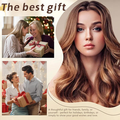 Curling Tie New Hair Curlers to Sleep In, Heatless Curls Overnight Headband, Soft Ribbon Wrap for Long Hair, Perfect Natural Curls Bouncy Curls Hairstyle Hair Suitable for All Hairs Types(Brown)