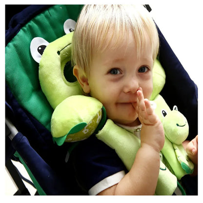 Children Baby U-Shaped Pillow Sleep Neck Protection Pillow Soft Shoulder Headrest Car Seat Lovely Travel Pillows for Children