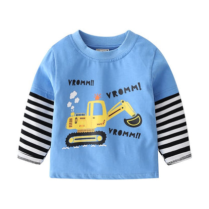 Cute Cotton Round Neck Casual Kids' Clothing