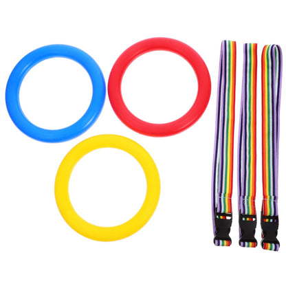 RORPOIR 3pcs Safety Colorful line Safety Walking Rope Tendon Fiber Single Ring Daycare Walking Rope Safety Rope Wristband Child Preschool String Plastic Daycare Supplies