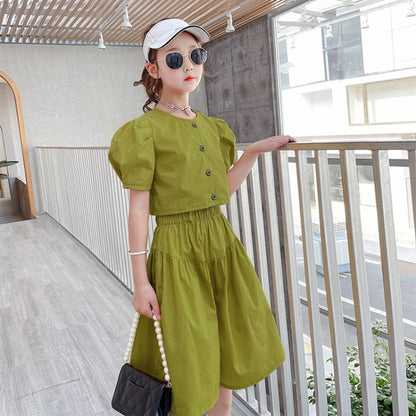 Trendy Korean Style Girls' Clothing for Kids