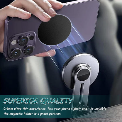 Mount Metal Plate with Adhesive for Magnetic Phone Car Mount Holder, 20 Pack Universal Replacement Metal Plates Black Rectangular Iron Stickers Steel Sheets Compatible with Magnetic Mounts, 75X55 Mm