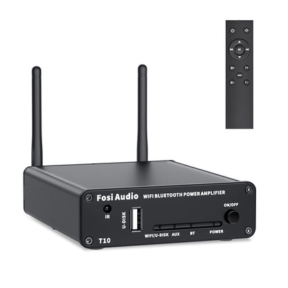 Fosi Audio T10 2.1CH TPA3116 Bluetooth 5.0 Stereo Receiver Amplifier 24bit 192 kHz Audio Amp 100Wx2