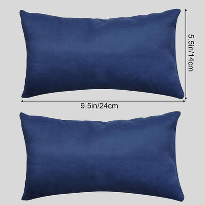 Tiny Pillow 2 Pack Small Decorative Pillow 9.5 X 5.5 in Travel Pillows Soft Pet Pillow for Camping Travel Sleeping Bed Sofa Neck Knee Wrist Support