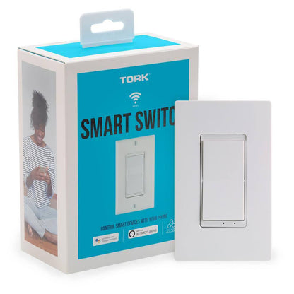 Smart Switch Indoor Wi-Fi In-Wall Switch Amazon Alexa/Google Asst, Remote, Multiple Scene Control and Schedules