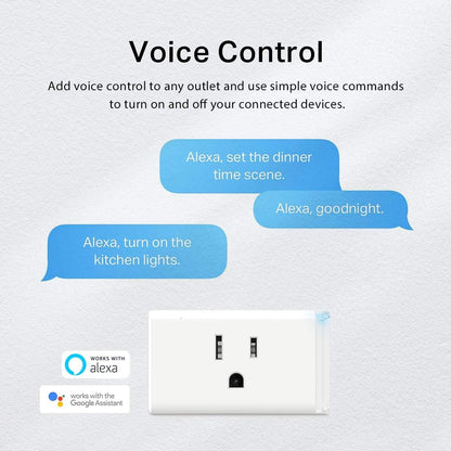 Plug Power Strip HS300 and Smart Plug HS103P4 Bundle | Control Home Appliances from Anywhere