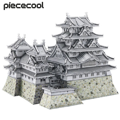 3D Metal Puzzles Himeji-Jo Castle Assembly Model Kits DIY Jigsaw Toys for Adult Gifts and Home Decoration