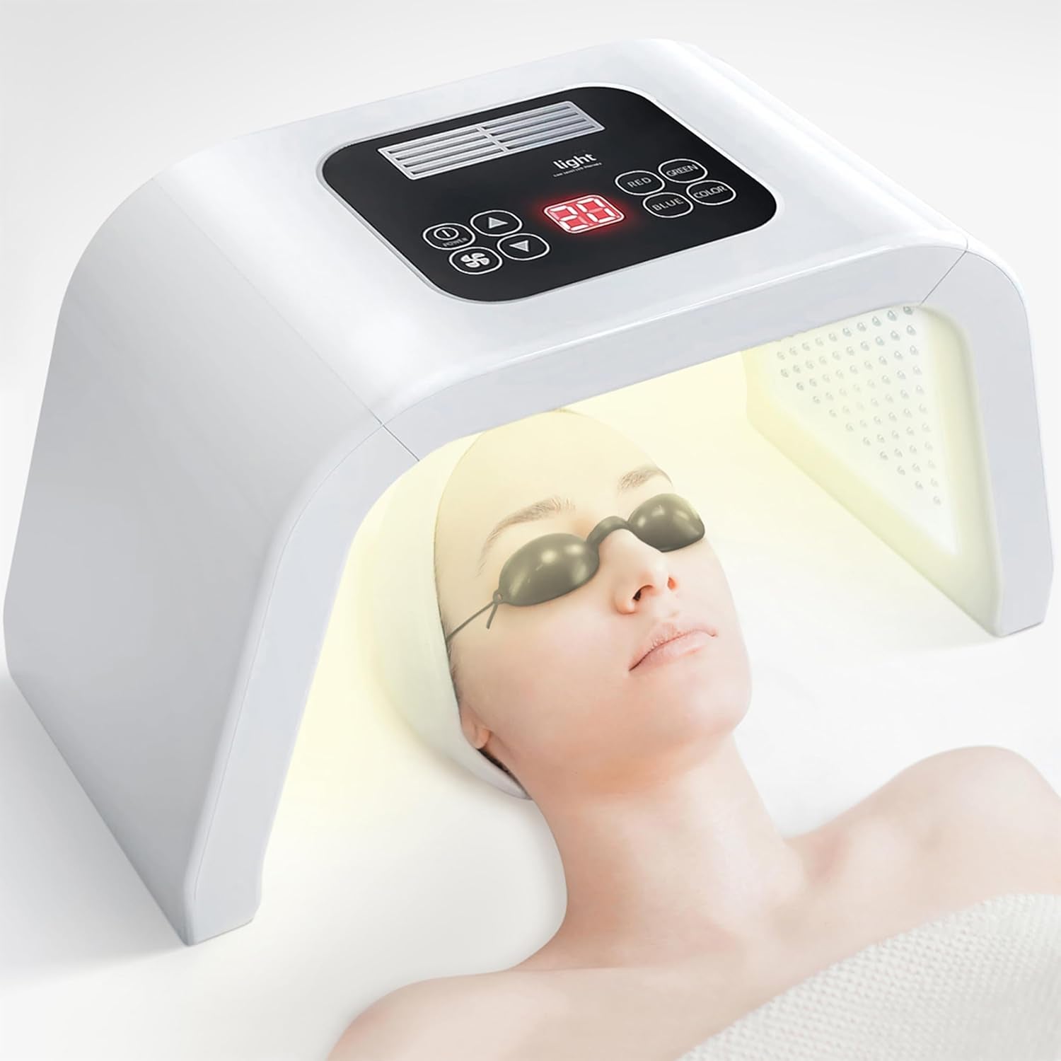 Red-Light-Therapy-For-Face, 7 Color Light Therapy LED Face Mask SPA Equipment