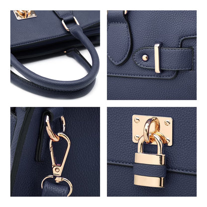 Women Handbags and Purses Ladies Shoulder Bag Top Handle Satchel Tote Work Bag with Wallet