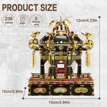 3D Metal Puzzle Japan Takamikura Throne Jigsaw DIY Kits for Home Decoration Assembly Model Kits
