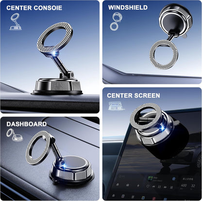 for Magsafe Car Phone Holder Mount Phone Mount for Car Windshield Dashboard Air Vent Universal Hands Free Automobile Cell Phone Holder Fit for Iphone Smartphone Camera Mounts