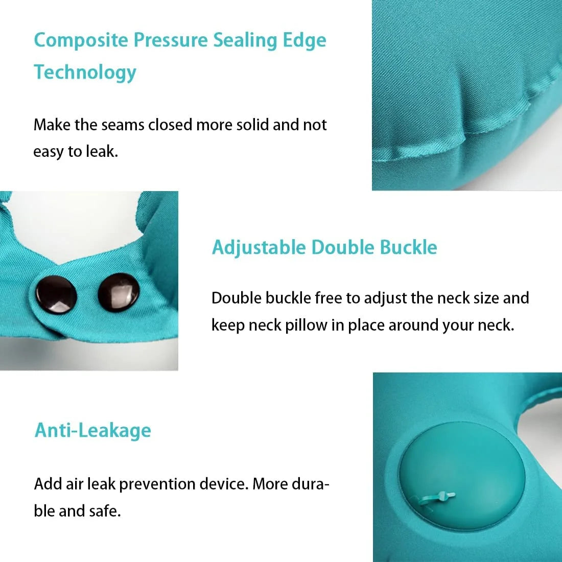 Inflatable Neck Pillows for Travel Pillow for Airplanes Airplane Pillow for Neck Support Sleeping Travel Neck Pillow Airplane Travel Essentials Car Pillow Flight Plane Pillow Piercing Pillow