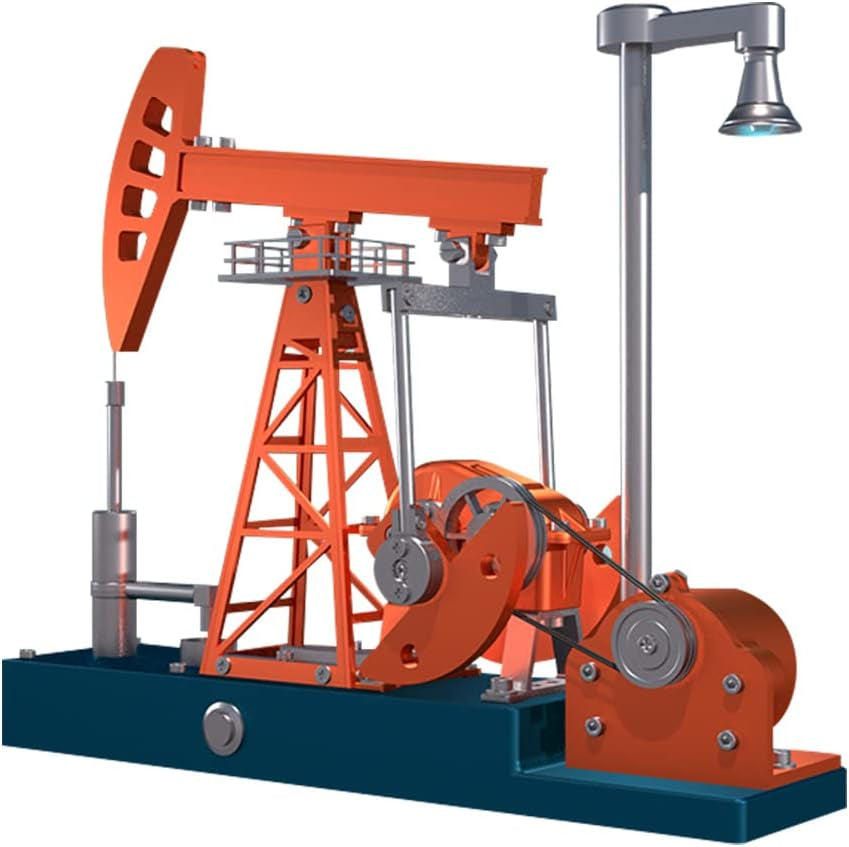 Pumping Unit Engine Model Kit, 219Pcs 3D Metal Pumping Unit Model DIY Assembly Model Science Education Gift-Dm601
