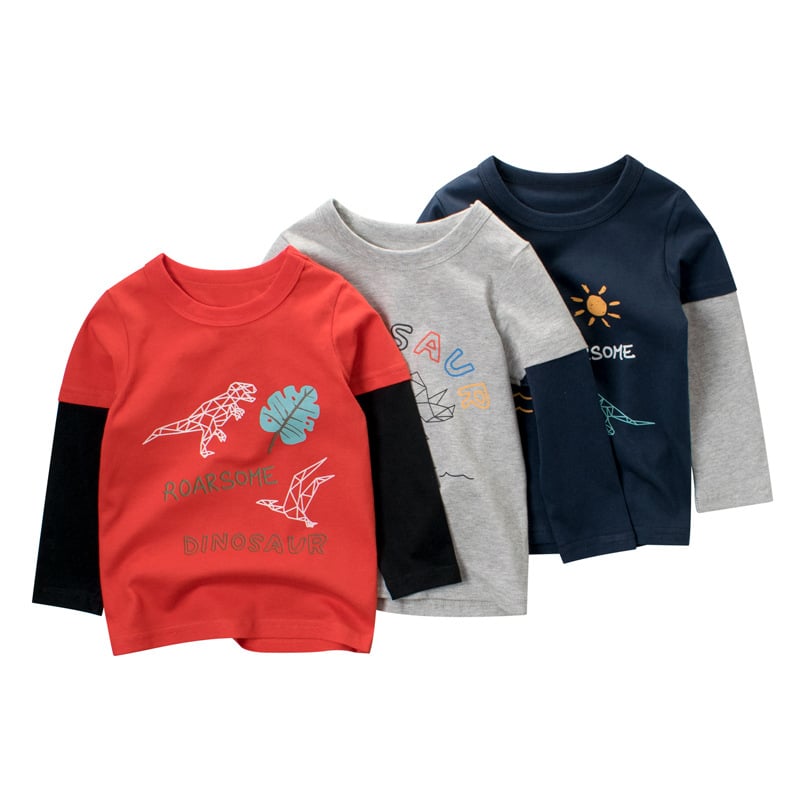Boys' Long-Sleeved T-Shirt for Kids