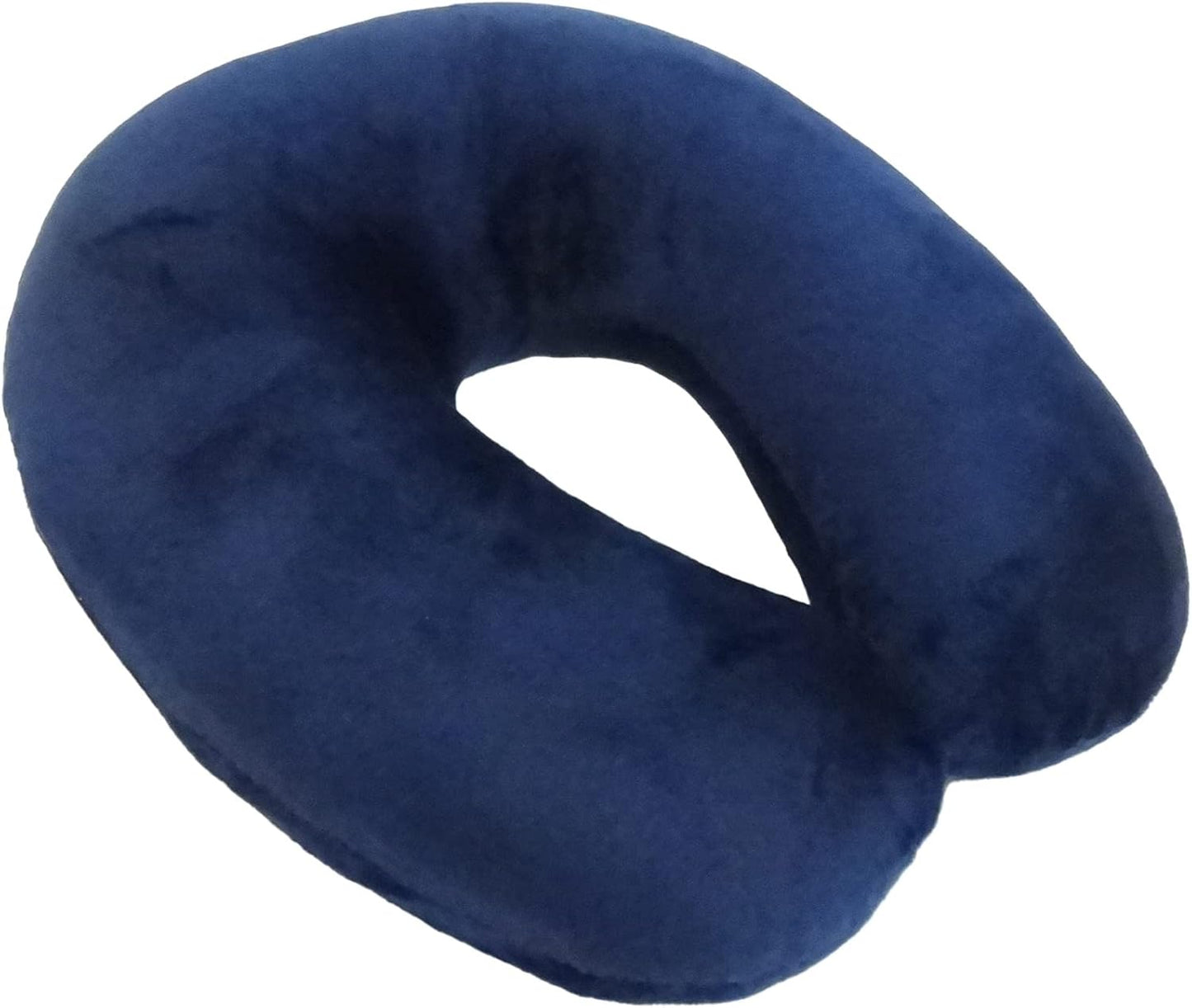 Adult Cozy Soft Microfiber Neck Pillow Travel Bundle, Navy and Hunter Green