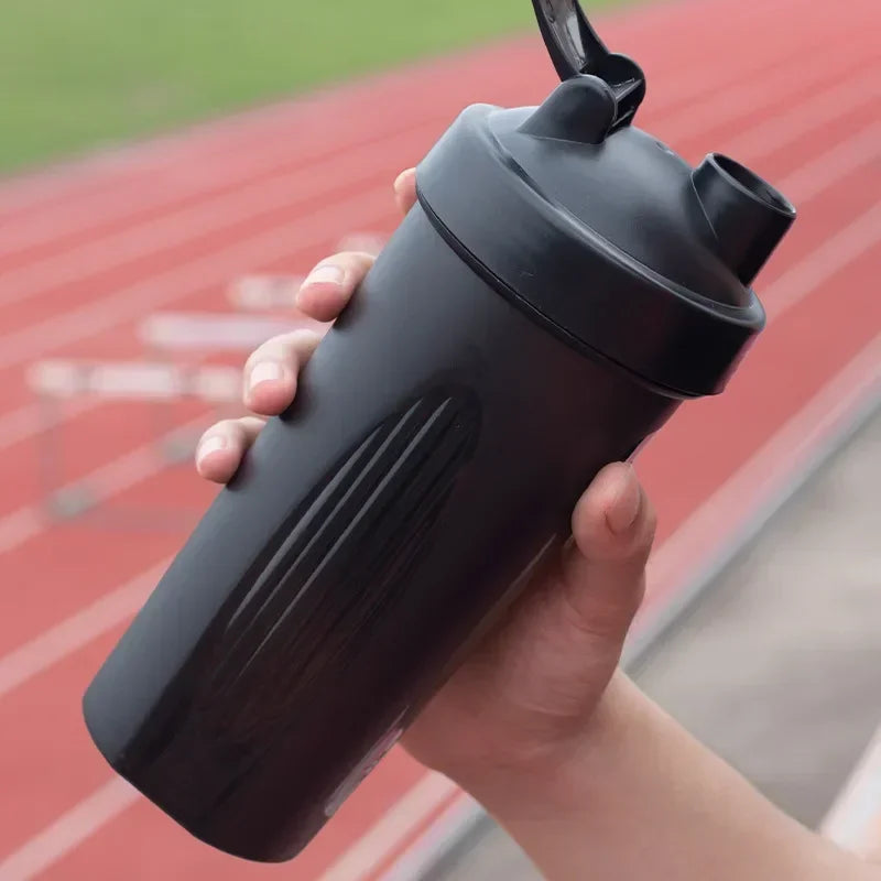600Ml Portable Protein Powder Shaker Bottle Leak Proof Water Bottle for Gym Fitness Training Sport Shaker Mixing Cup with Scale