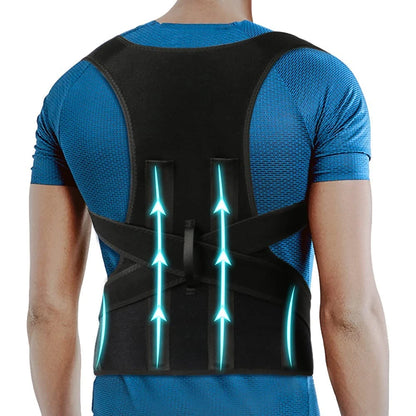 Full Back Posture Corrector Adjustable Upright Back Support Straightener for Prevent Scoliosis,Improve Hunchback,Relieve Pain
